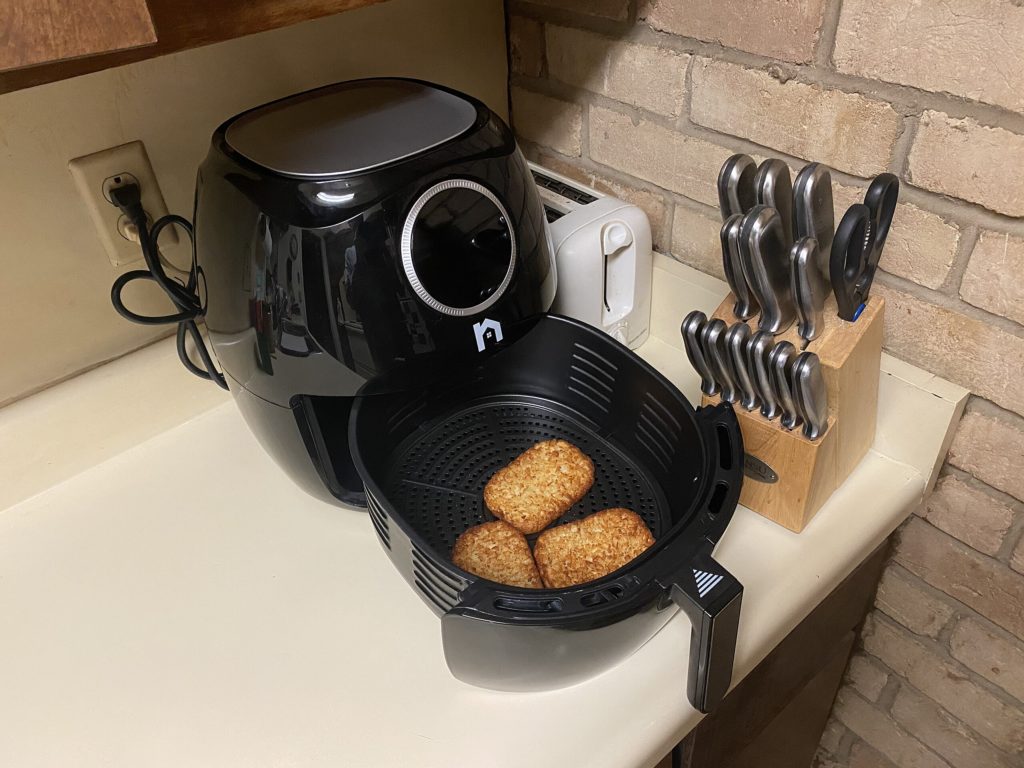 Air fryer in kitchen one reason why you should unplug appliances